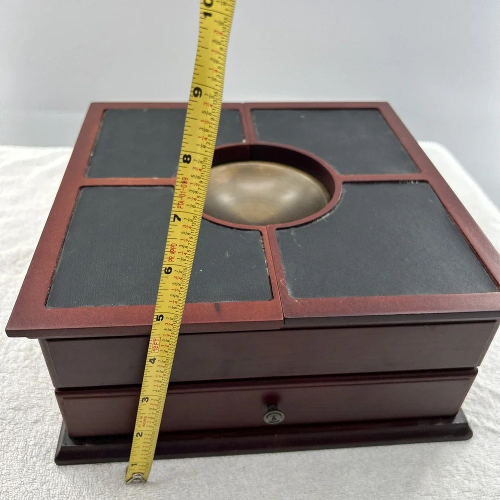 Vintage The Bombay Company Valet Box Change &‎ Key Holder Desk Organizer Display